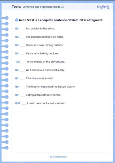 G3 - Sentence and Fragment_PDF1