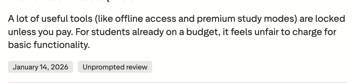 Quizlet cost Reddit & Trustpilot reviews