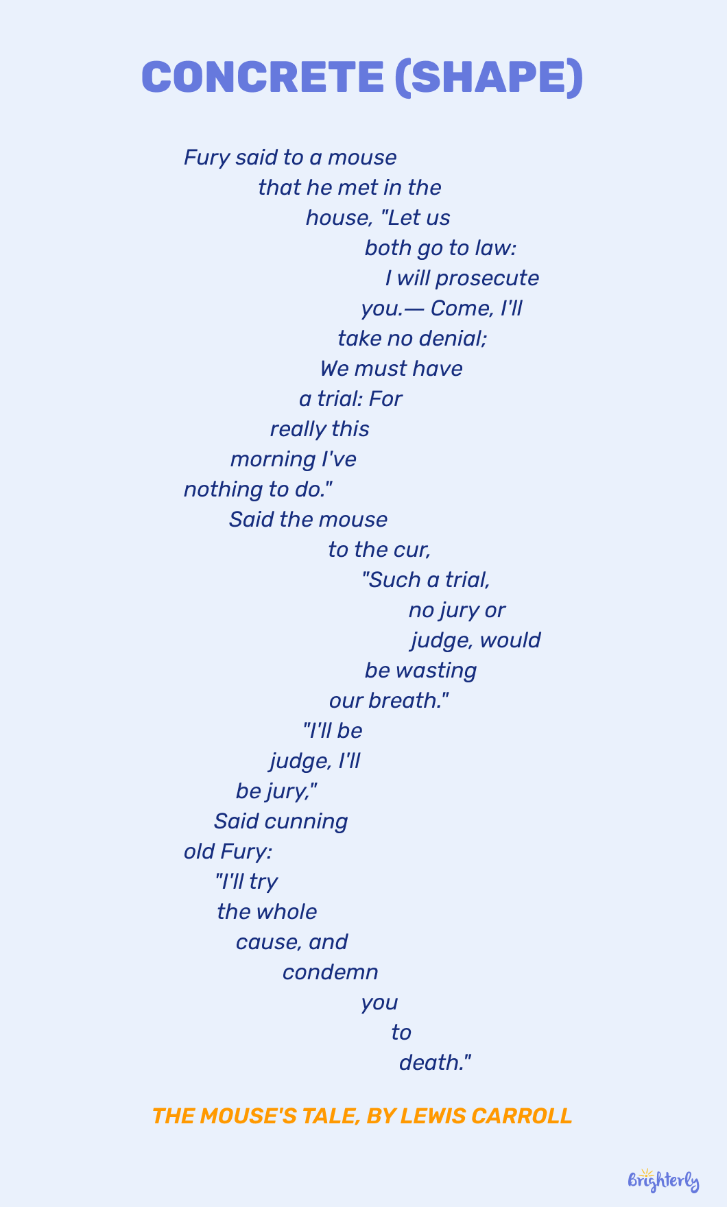 Concrete (aka shape or visual)