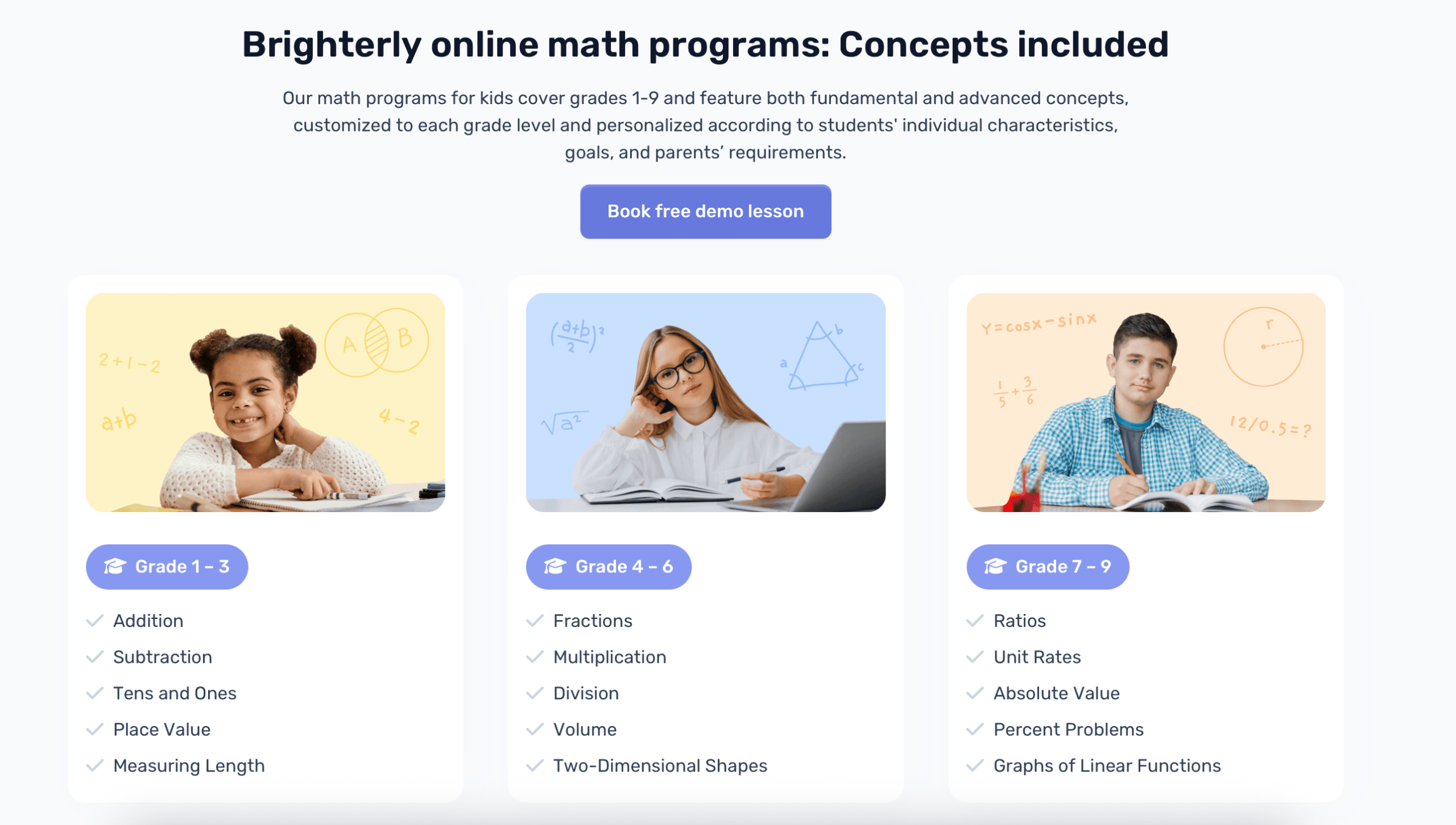 How Brighterly helps students get better at math?