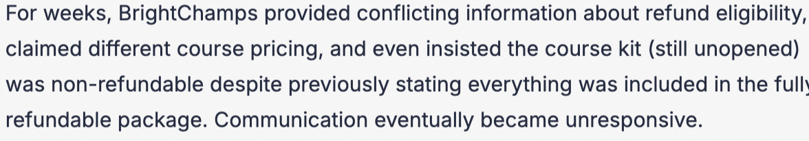 Is The BrightCHAMPS Price Reasonable?