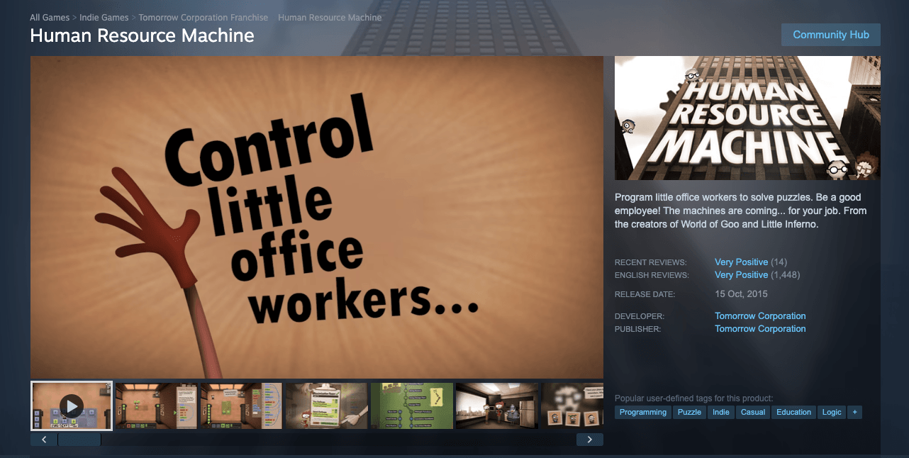 #16 Human Resource Machine
