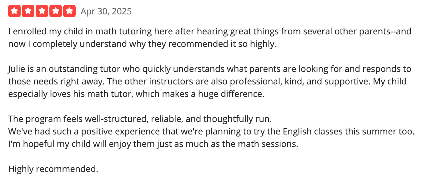 JEI Learning vs Kumon Reviews