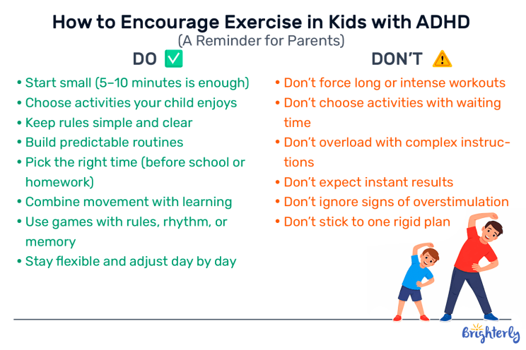 ADHD and Exercise: Benefits, Best Activities, and Tips for Kids