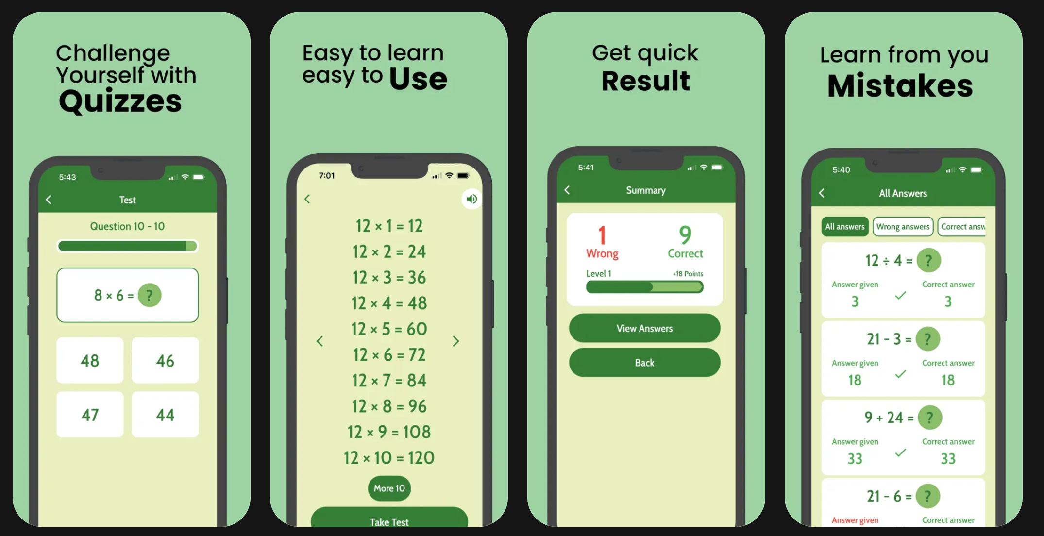 #16 Maths Tables 1 to 100 and Quiz