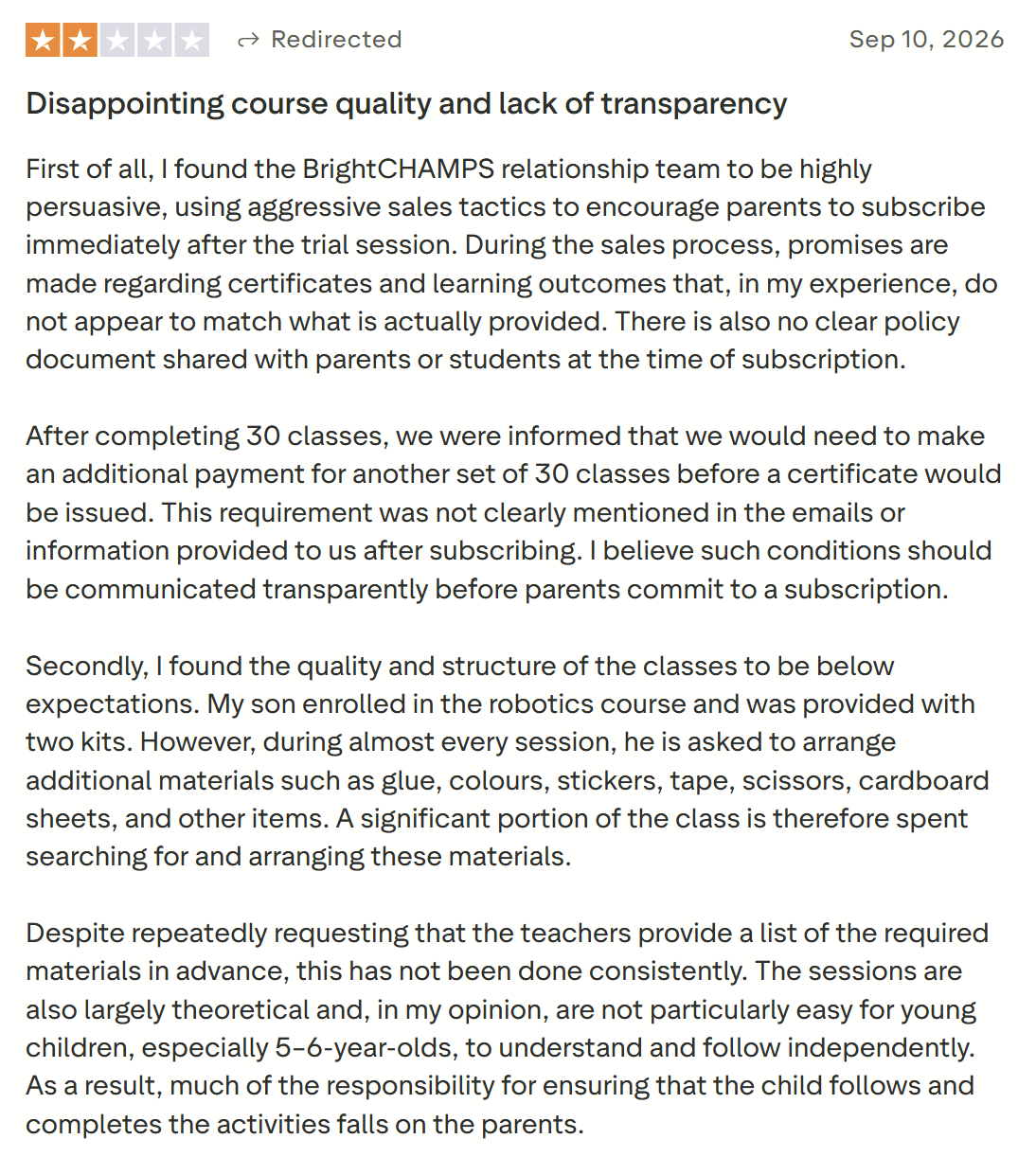 Are BrightCHAMPS Courses Effective?