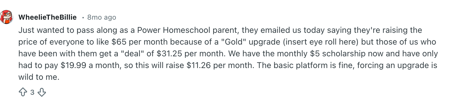 Power Homeschool Cost: Reddit & Trustpilot Reviews