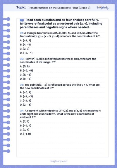 8_Transformations_Worksheet_2
