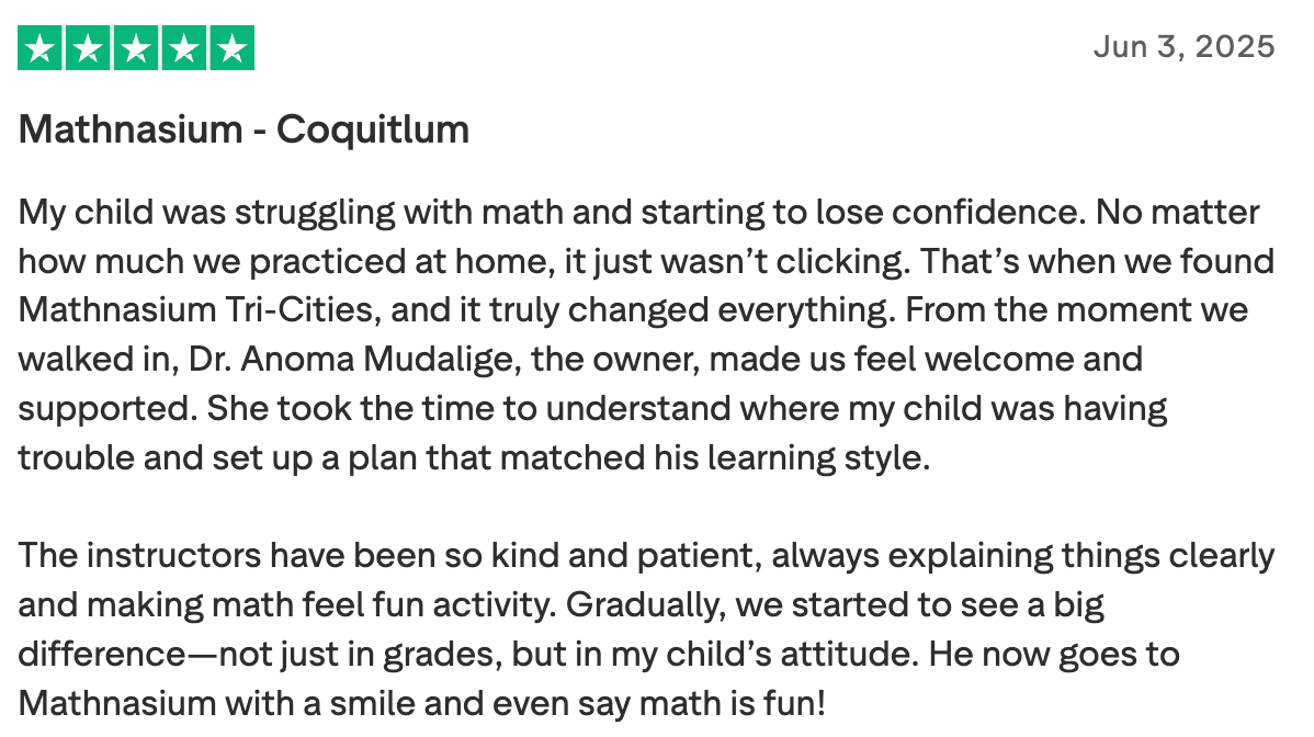 Mathnasium Reviews