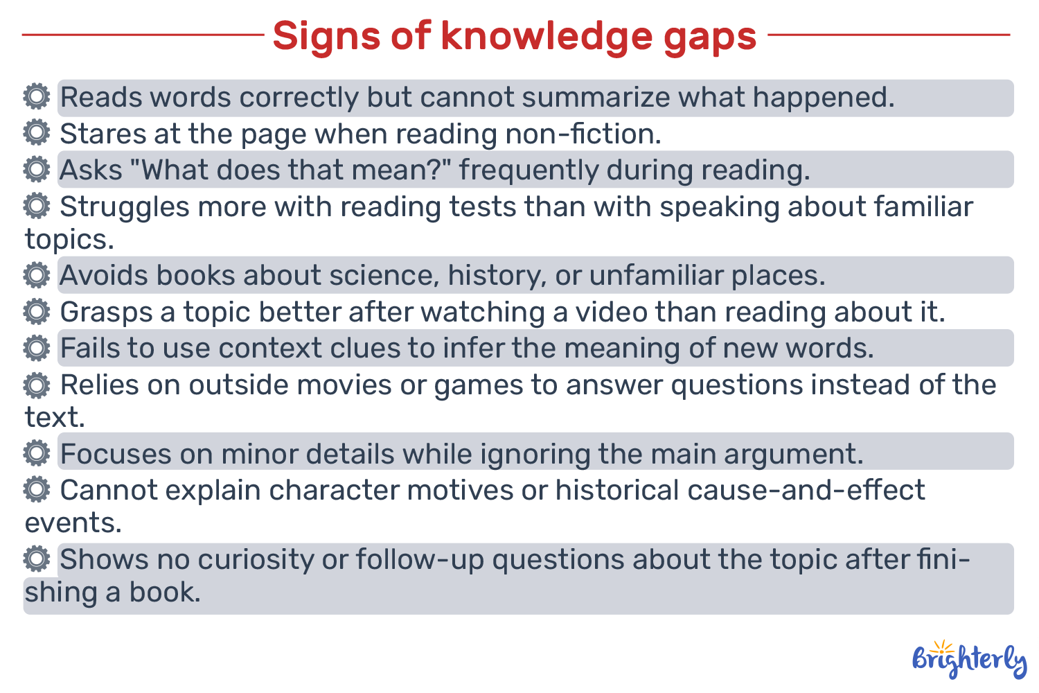 Signs Your Child Has Gaps in Background Knowledge