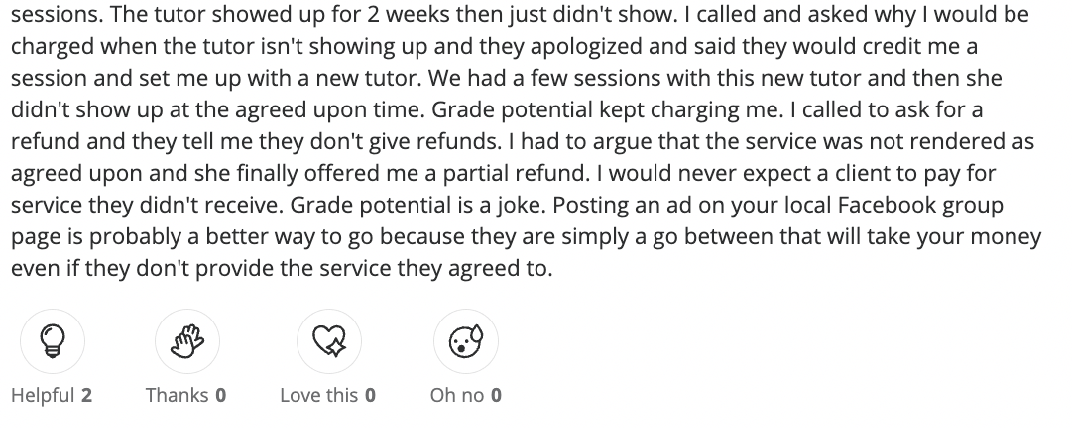 Grade Potential Tutoring Customer Support