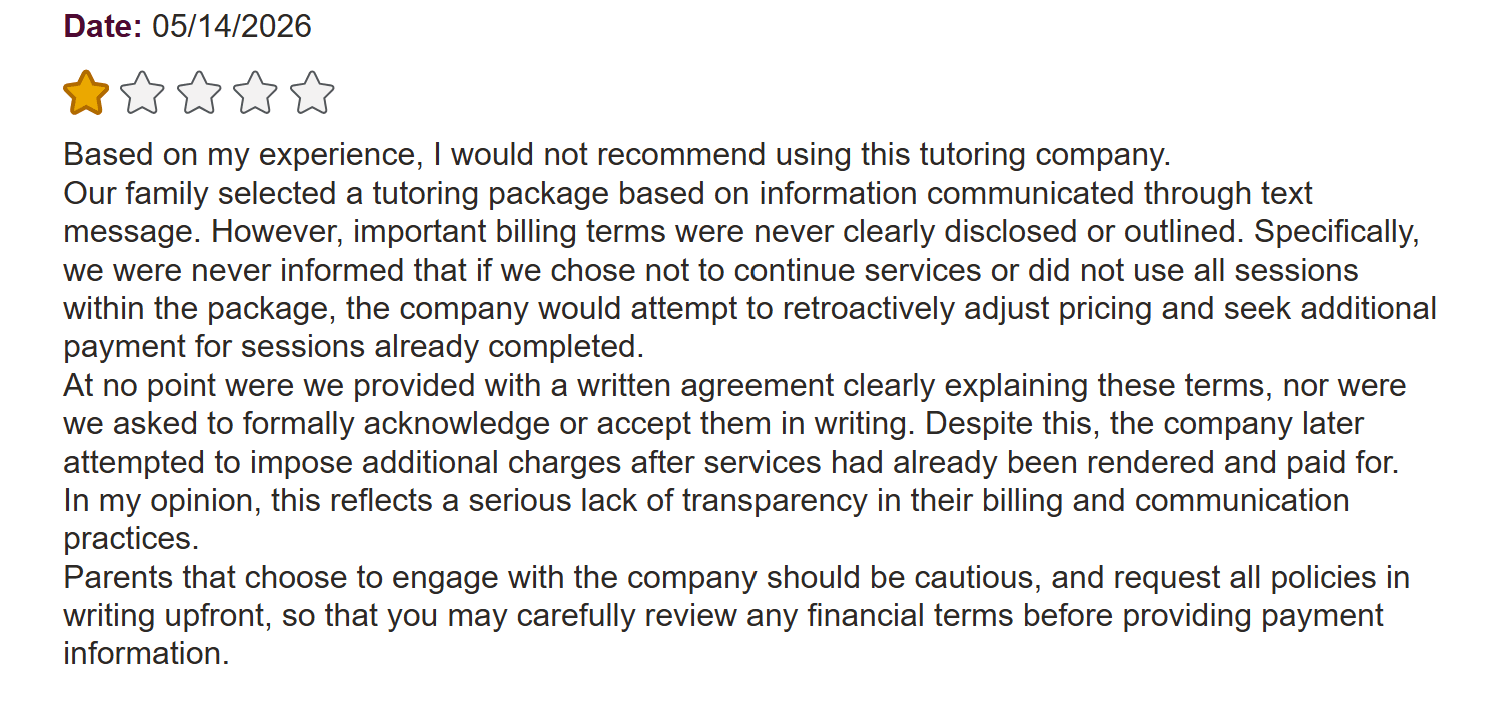 Grade Potential Tutoring User Experience