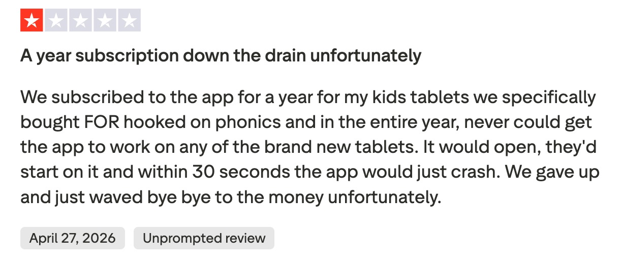 Hooked on Phonics Reviews
