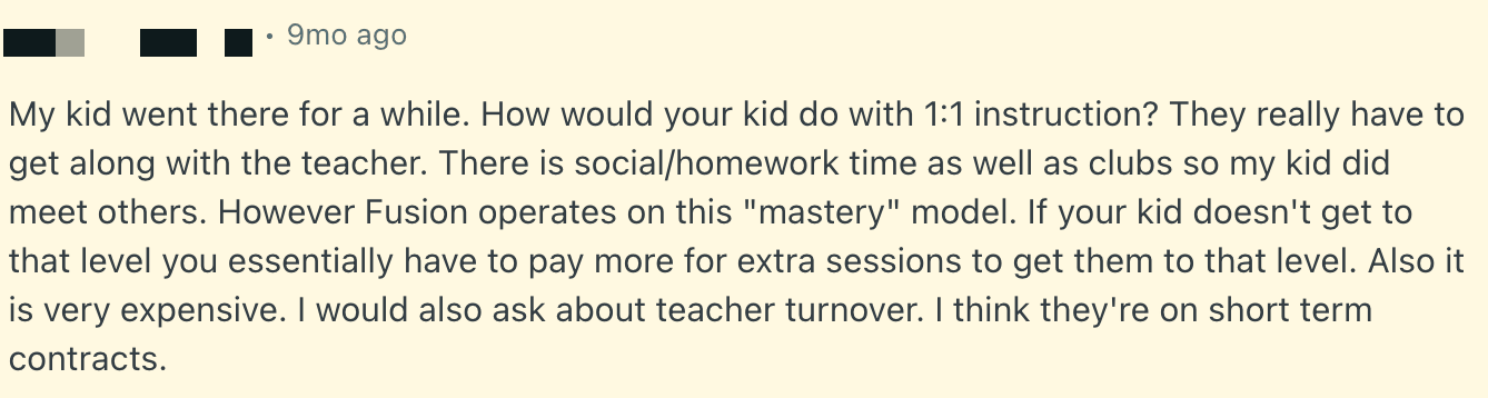 Fusion Academy’s Learning Approach: 1-on-1 and Flexible
