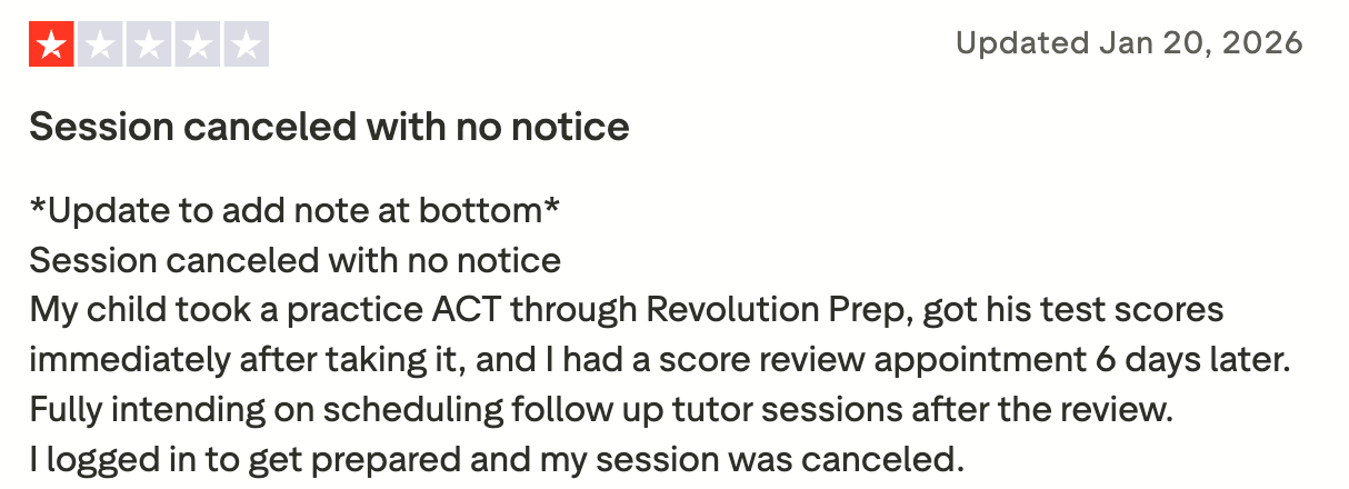 Common Complaints About Revolution Prep