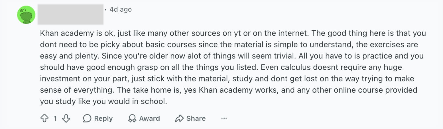 Khan Academy Reviews