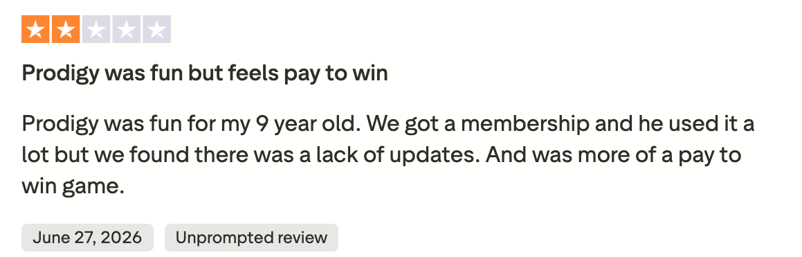 Prodigy Reviews