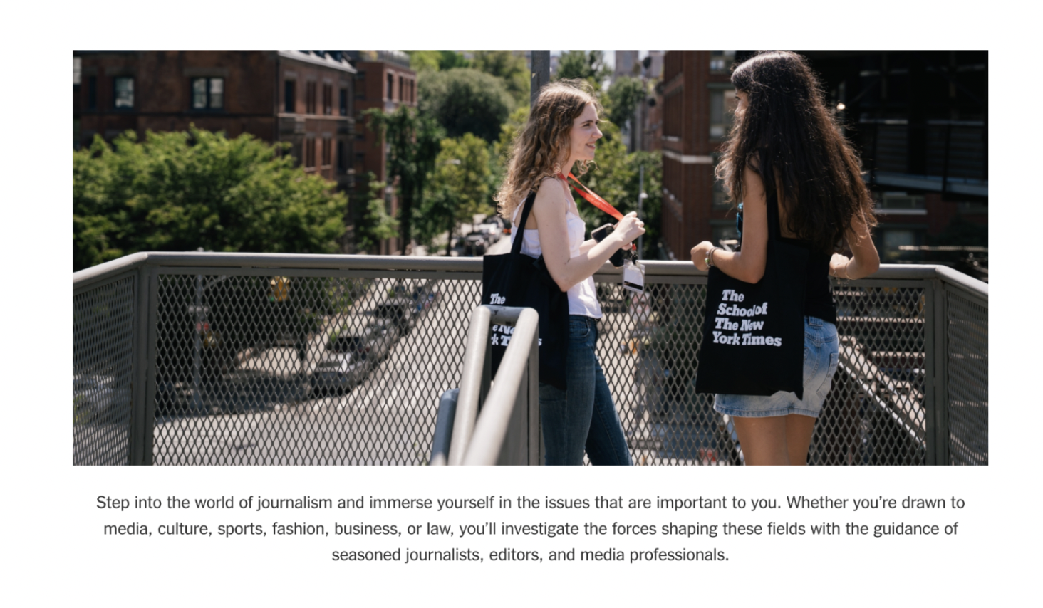 The School of The New York Times' Summer Academy