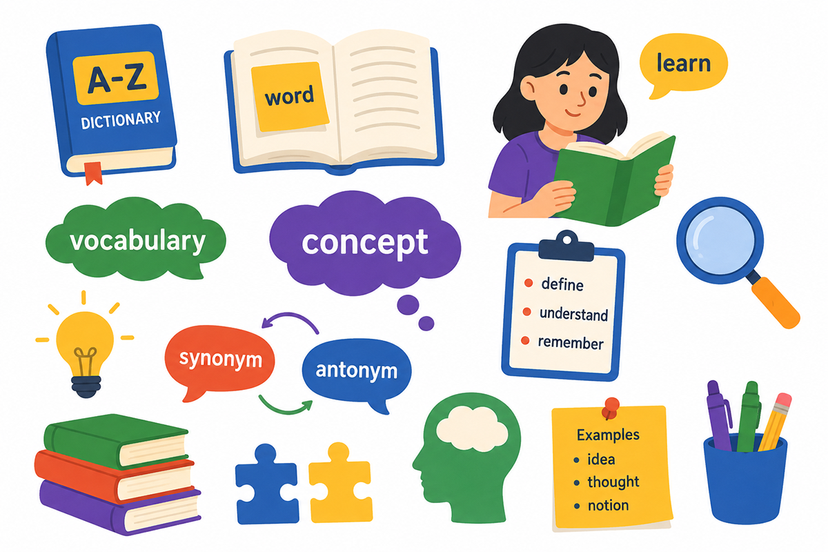 Vocabulary practice test
