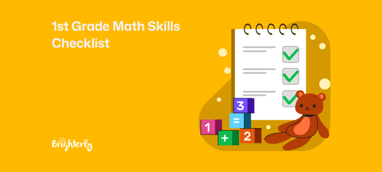 1st Grade Math Skills Checklist