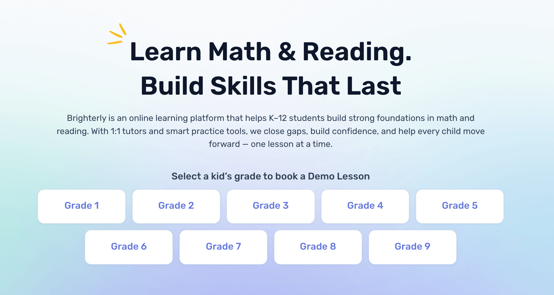 Brighterly: Personalized Tutoring for Homework and Beyond