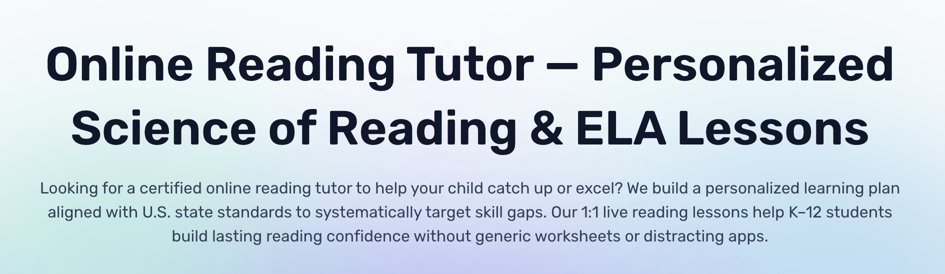 ESL vs. Reading & Comprehension: Which Does Your Child Need?