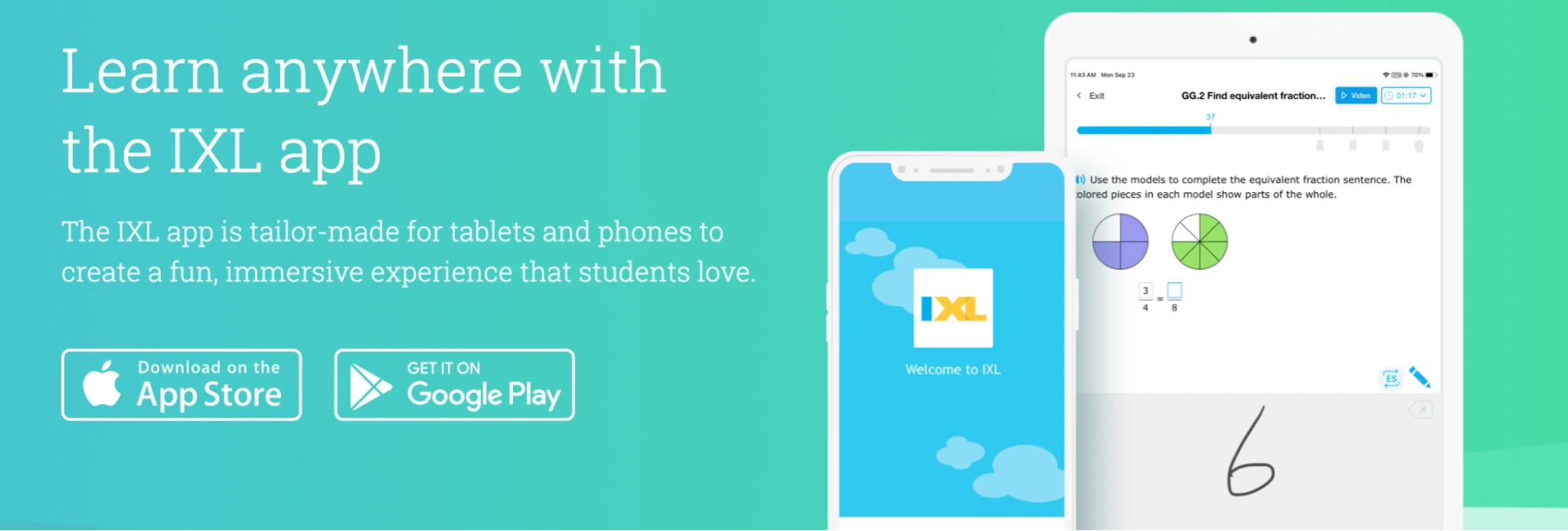 #9 IXL math learning app