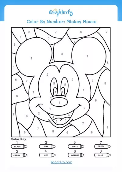 Free Printable Color By Number Worksheets