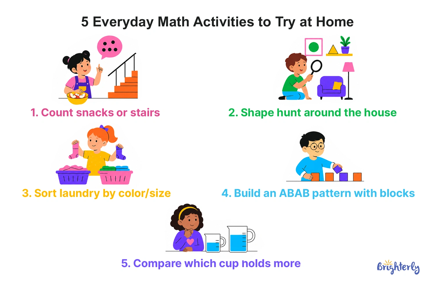 Fun Math Activities for 5-Year-Olds at Home