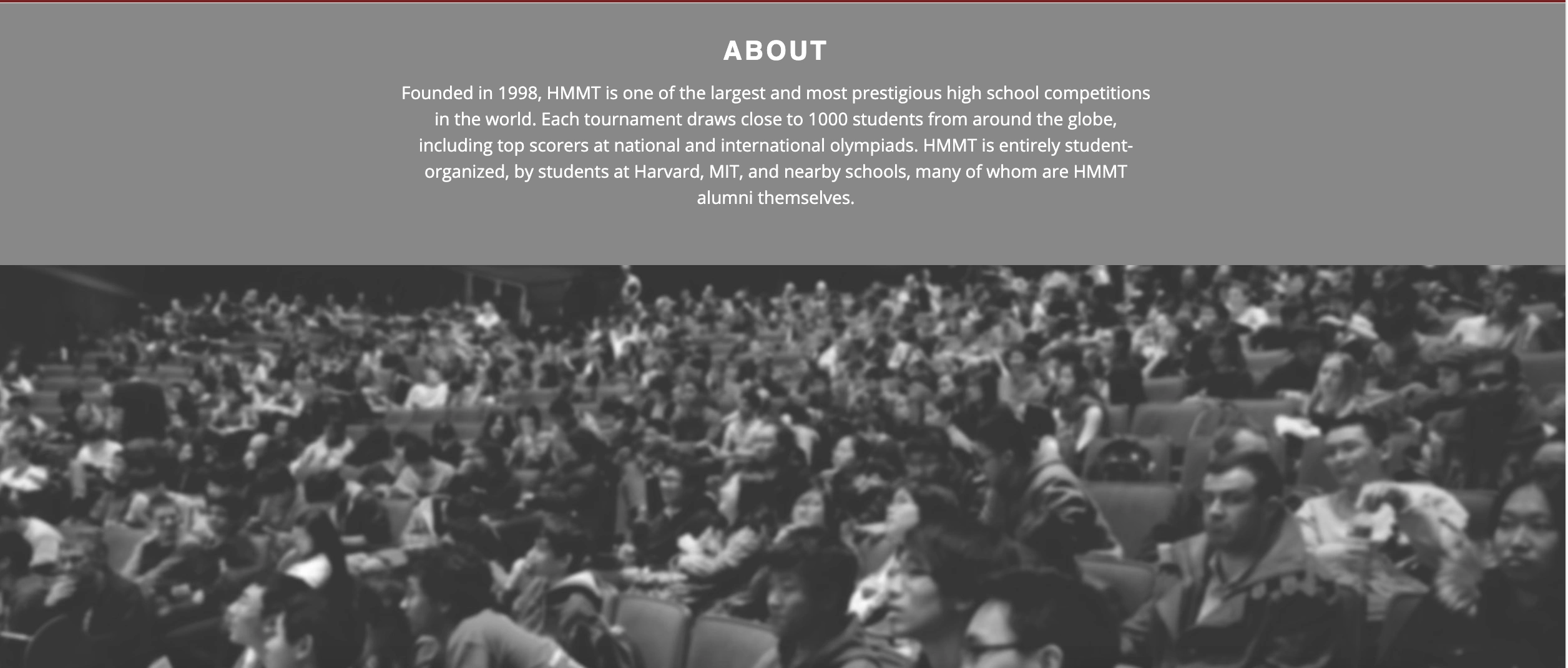 HMMT: Harvard-MIT Mathematics Tournament