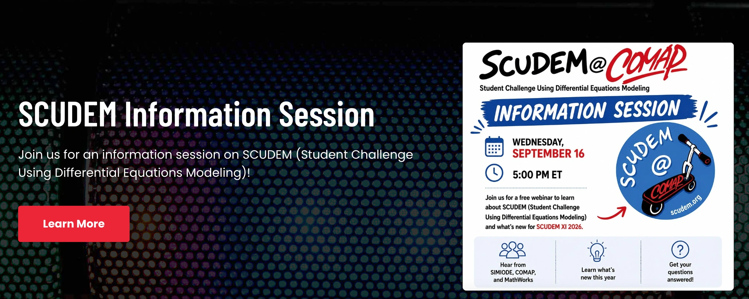 SCUDEM: SIMIODE Challenge Using Differential Equations Modeling