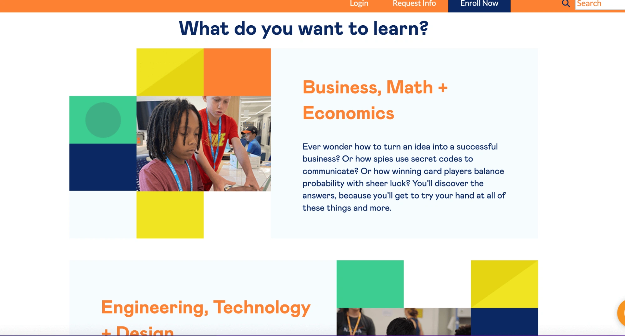 Explo Summer Programs for Middle Schoolers