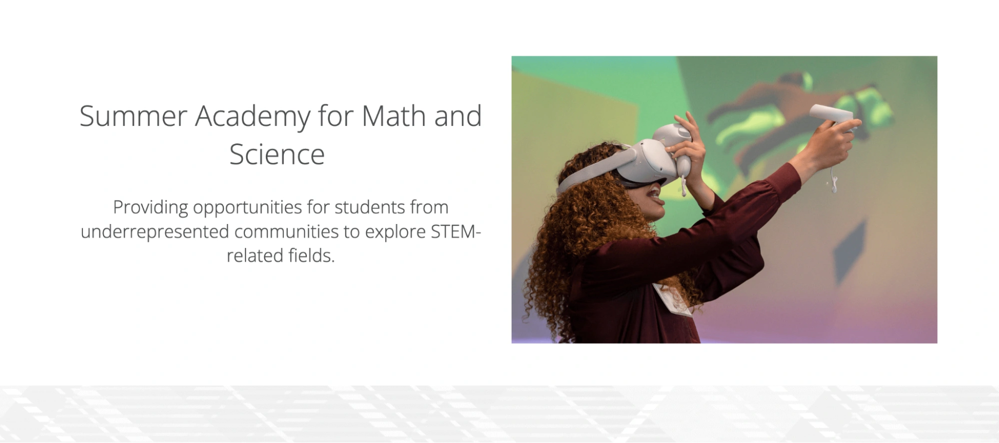 SAMS Summer Math Tutoring Programs