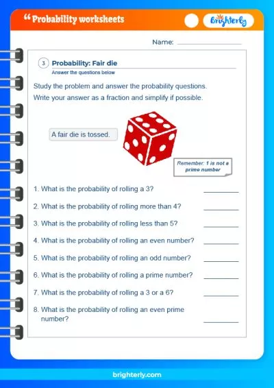 Probability Worksheets For 7th Graders