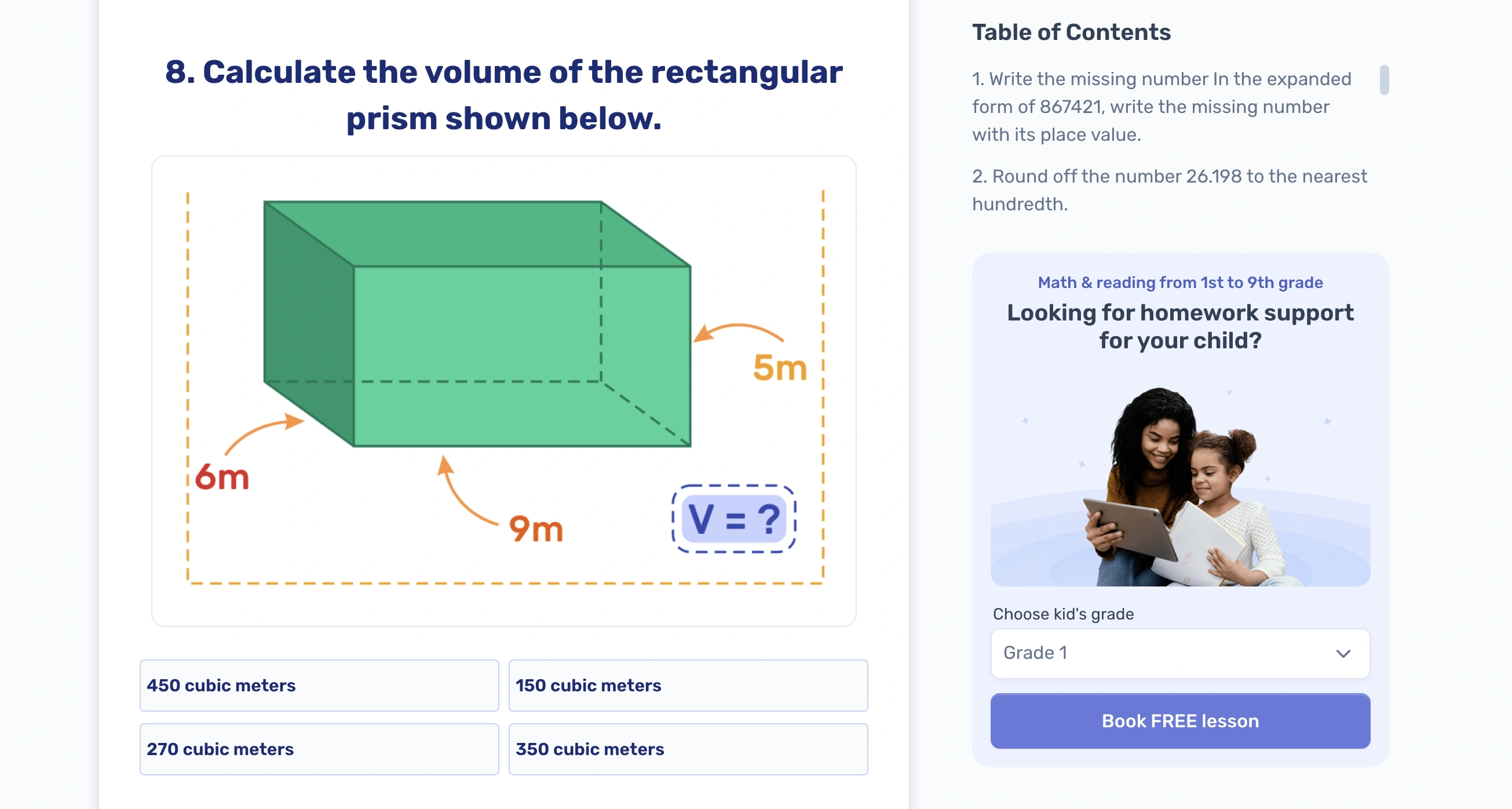 Area of triangles worksheet: Test and practice