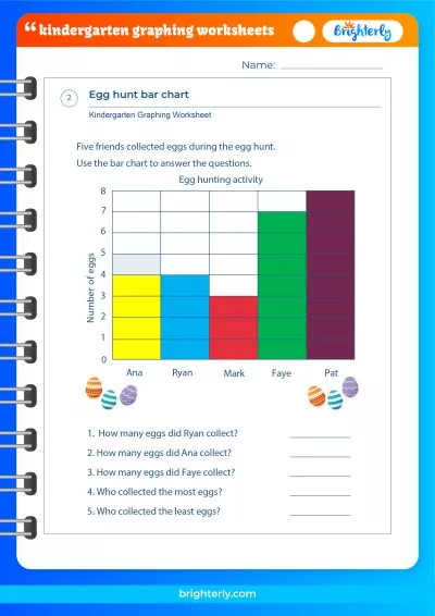 Free Printable Kindergarten Graphing Worksheets PDFs