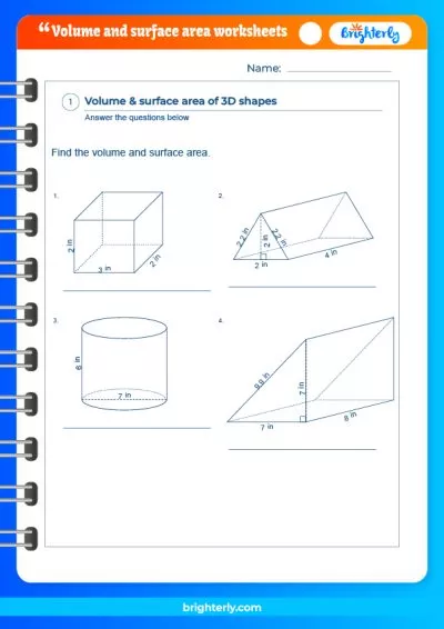 7th Grade Volume Of Triangular Prism Worksheet