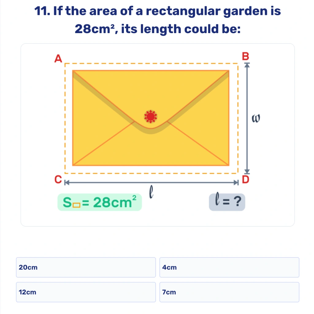 Area and perimeter worksheets 4th grade: Practice