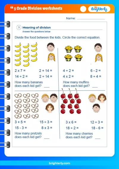 FREE Printable Division Worksheets for Grade 3 PDFs Brighterly