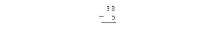 subtraction