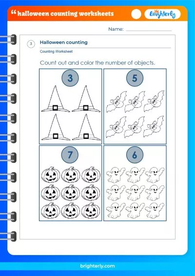 Count the Pumpkins Worksheet