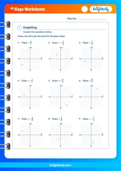 Slope Worksheets with Answers
