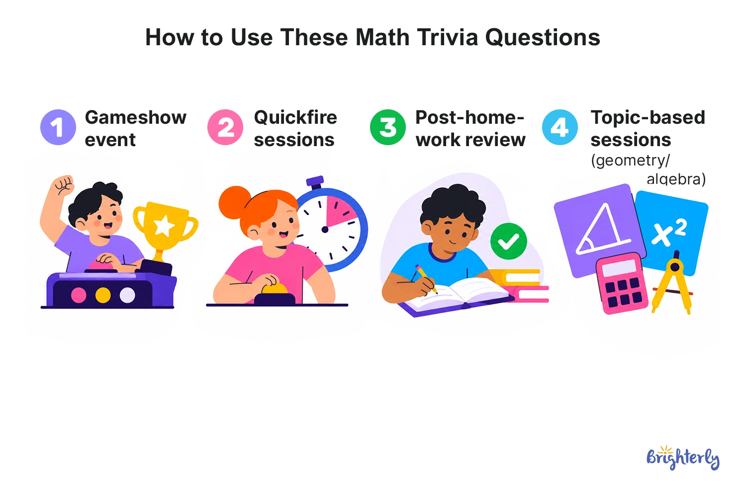 1st and 2nd Grade Math Trivia Questions and Answers
