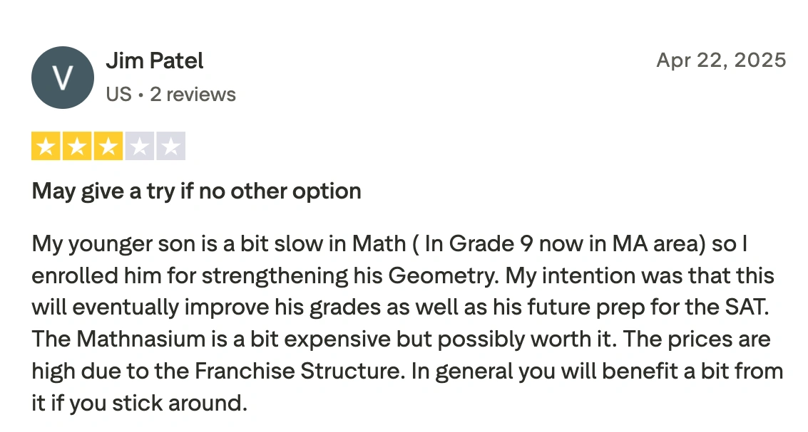 Kumon vs Mathnasium vs Brighterly Reddit And Trustpilot