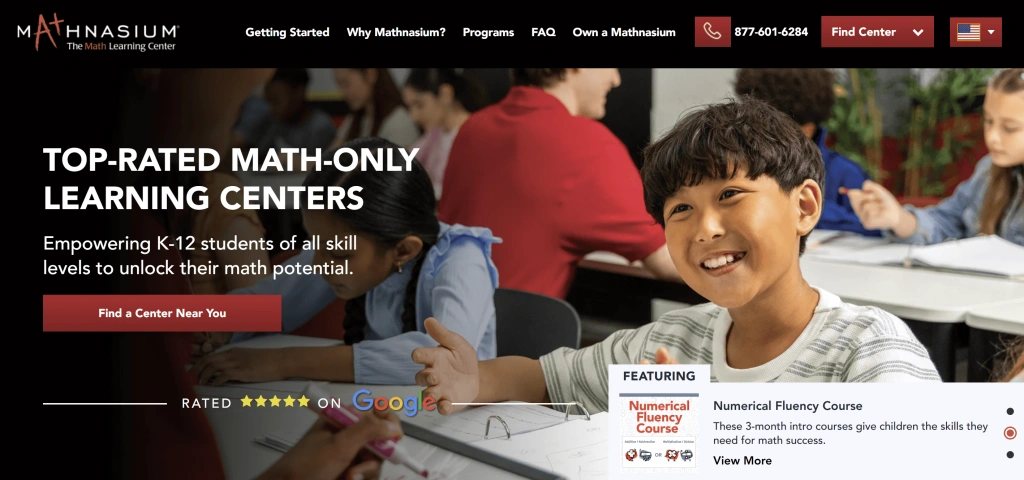 Kumon alternative #2: Mathnasium