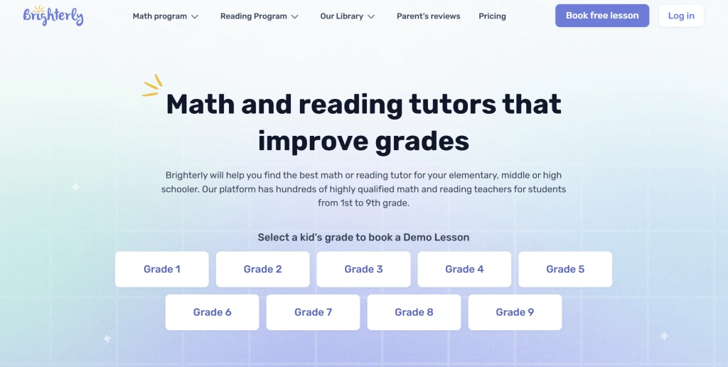 Kumon alternative #1: Brighterly