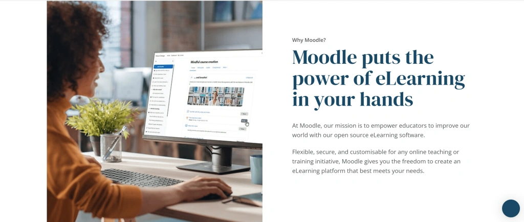 Moodle online course platform