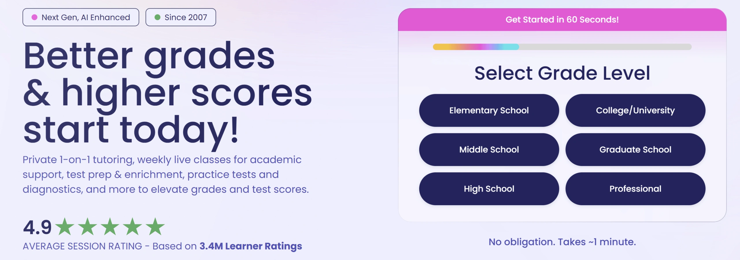 Varsity Tutors: Best for Access for the Whole Family
