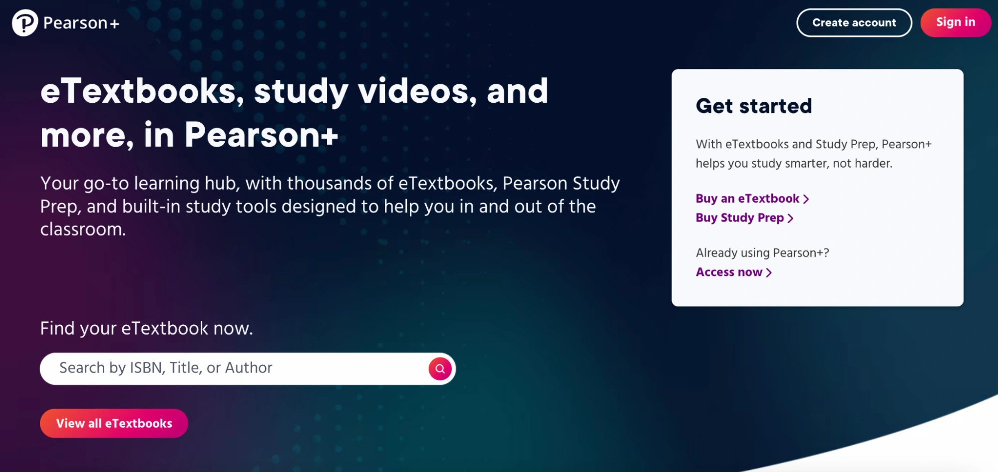 Khan Academy alternative #9: Pearson+