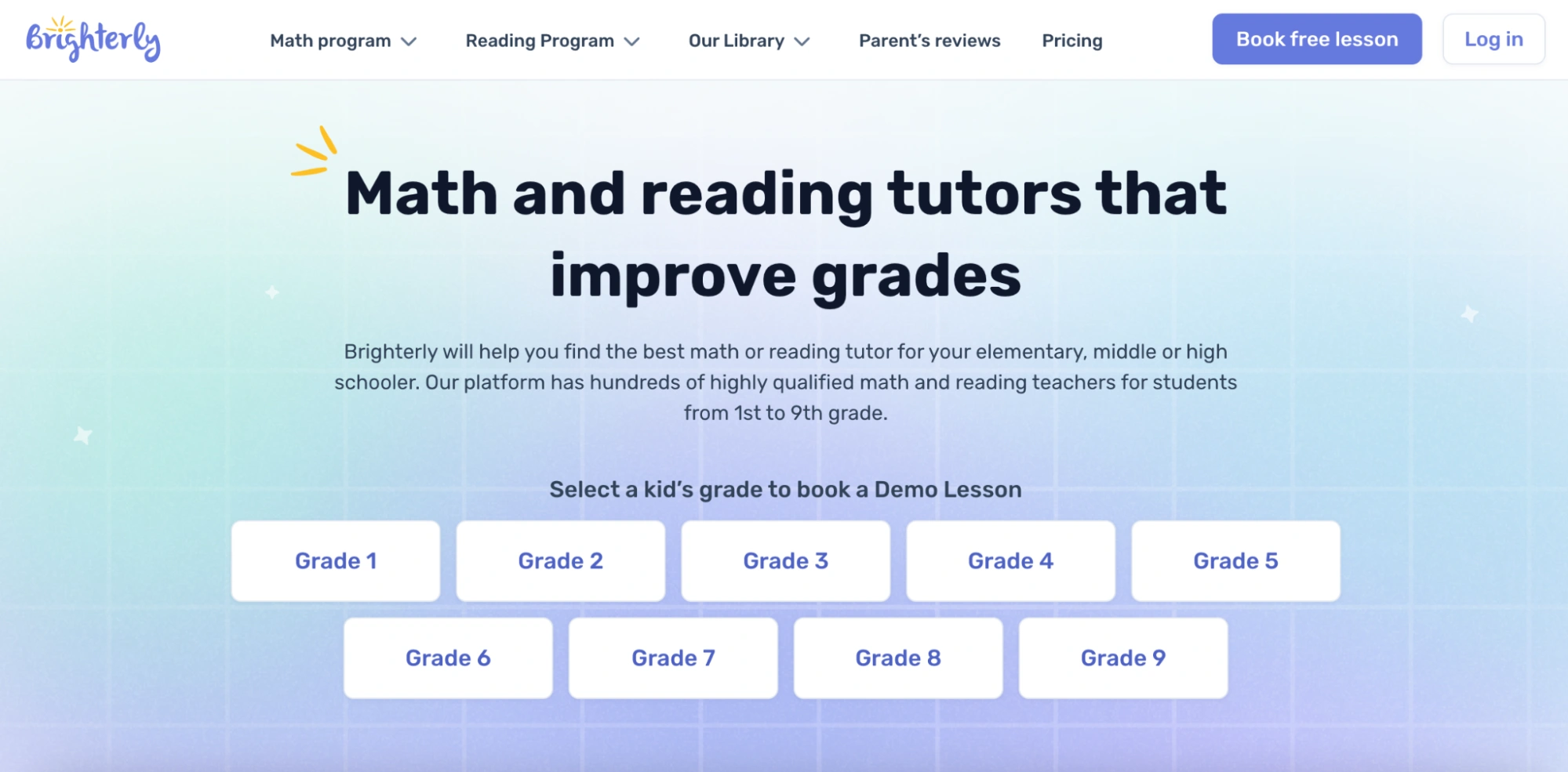 Khan Academy alternative #1: Brighterly